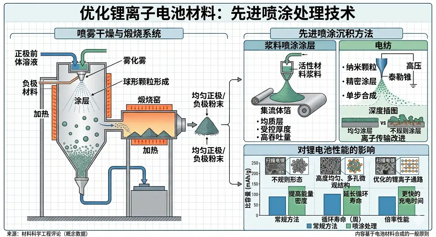驱动转型：喷雾工艺在锂电材料中的应用