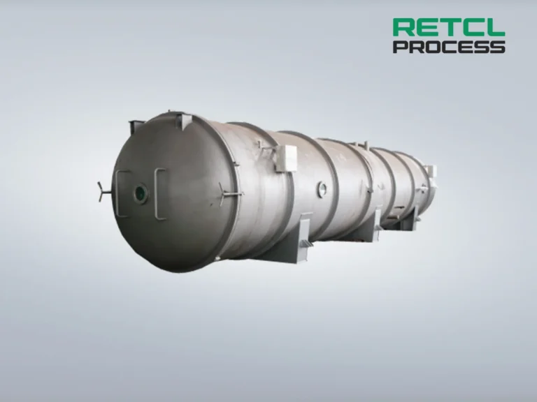 Row of industrial round freeze dryers for lyophilization process made by Retcl Process