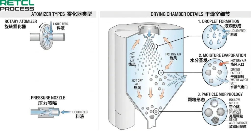 喷雾干燥如何工作